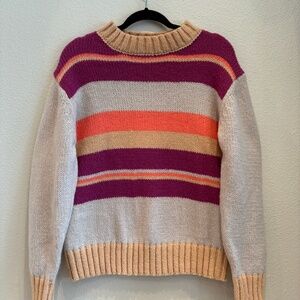 New Easel Clothing Sweater Size Small Chunky Knit Cozy Top Pullover Boho